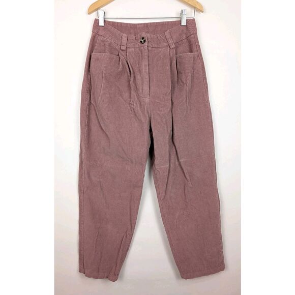 Amazon Basics WOMEN’S Medium corduroy straight pants blush pink casual - Picture 1 of 5